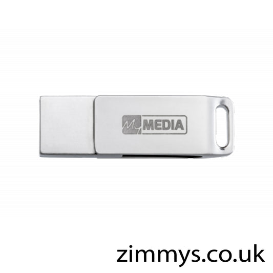 MyMedia MyDual 64GB USB 3.2 Gen 1 USB C Drive  USB Flash