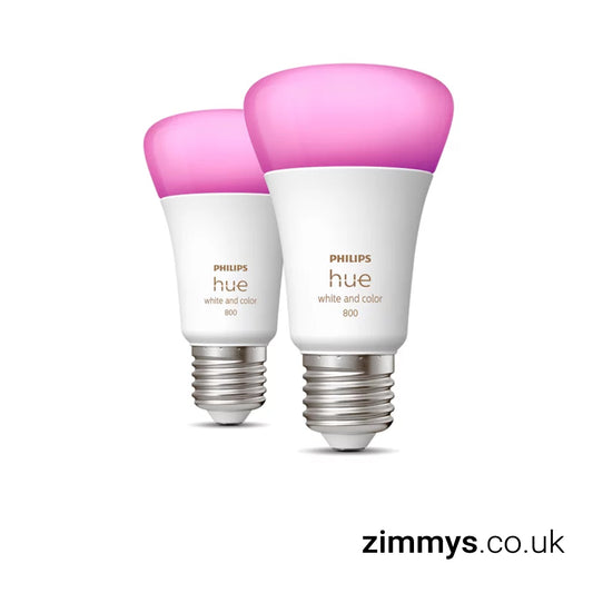 Philips Hue White and Color Ambience E27 Twin Pack