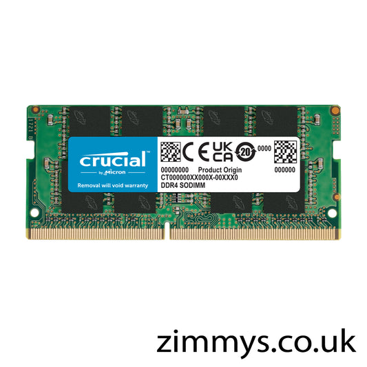 Crucial 8GB 3200MHz Non-ECC Unbuffered DDR4 Laptop Memory