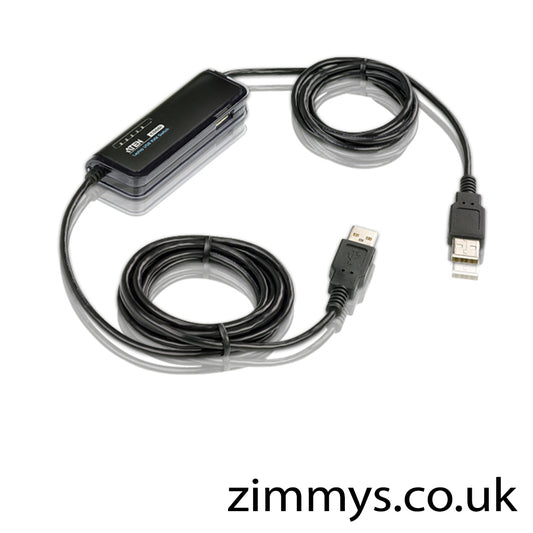 Aten CS661 Laptop USB KVM Switch+USB Port Control your PC & Laptop at the same time!