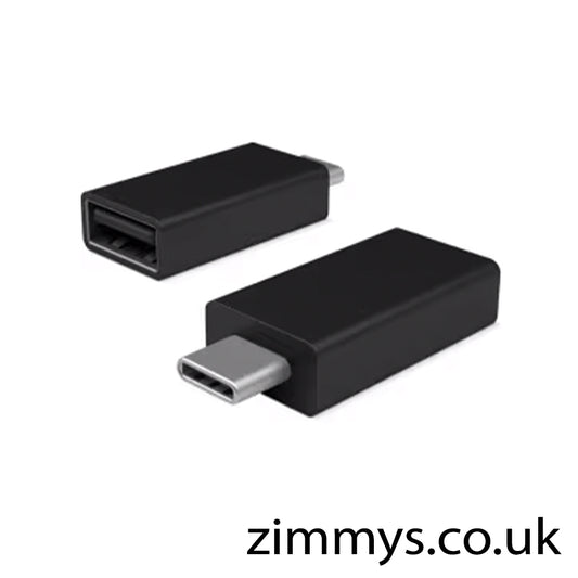 Microsoft Surface Type-C to USB Type-A Dongle Adaptor Black