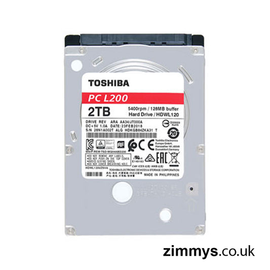 Toshiba 2TB 2.5 inch 5400rpm SATA III Hard Drive