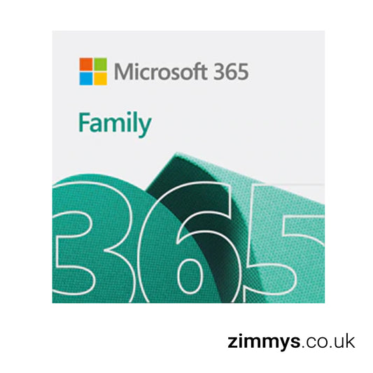 Microsoft 365 Family Medialess  1 Year