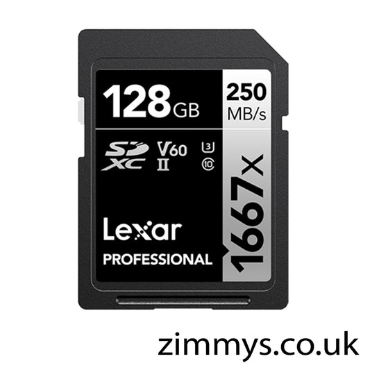 Lexar Professional 1667x SDXC Silver Series 128GB