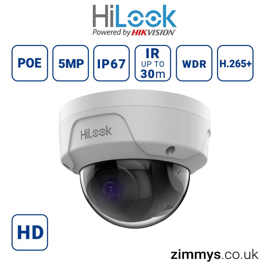 Hikvision  Hilook 5mp Dome Camera POE IPC-D150H-M