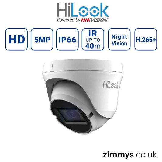Hikvision HiLook 5MP Turret Dome CameraTHC-T350-Z