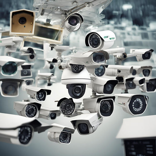 How many cameras can be supported by a single power supply in CCTV systems?