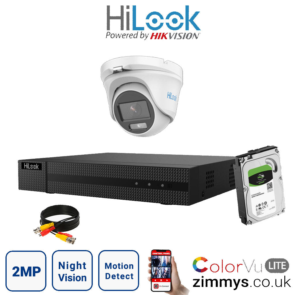 <img src="Hikvision HiLook 2MP CCTV Kit 4 Channel DVR (DVR-204G-F1) with 1x Turret (THC-T129M White) and 2TB HDD.jpg" alt="Surveillance camera system ">