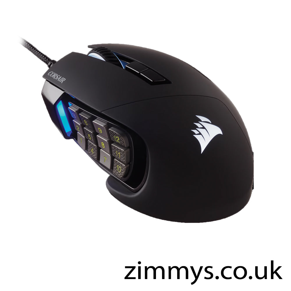 Corsair Scimitar Elite Optical MOBA/MMO RGB Gaming Mouse