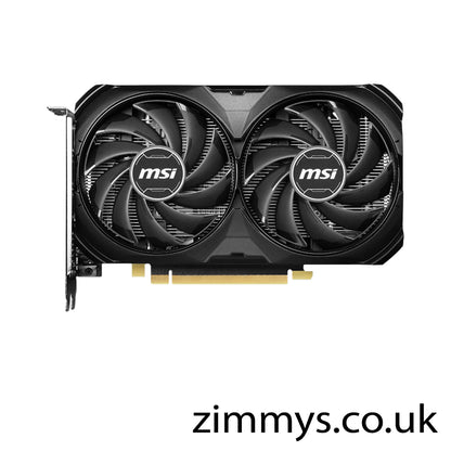 MSI NVIDIA GeForce RTX 4060 Ti 8GB VENTUS 2X BLACK OC Ada Lovelace Graphics Card