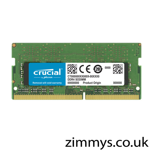 Crucial 32GB 3200MHz Non-ECC Unbuffered DDR4 Laptop Memory