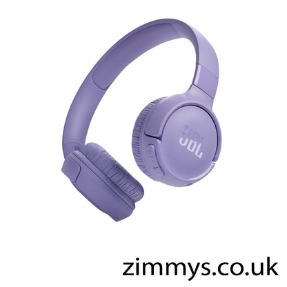 JBL Tune 520BT Purple Wireless Bluetooth On Ear Headset