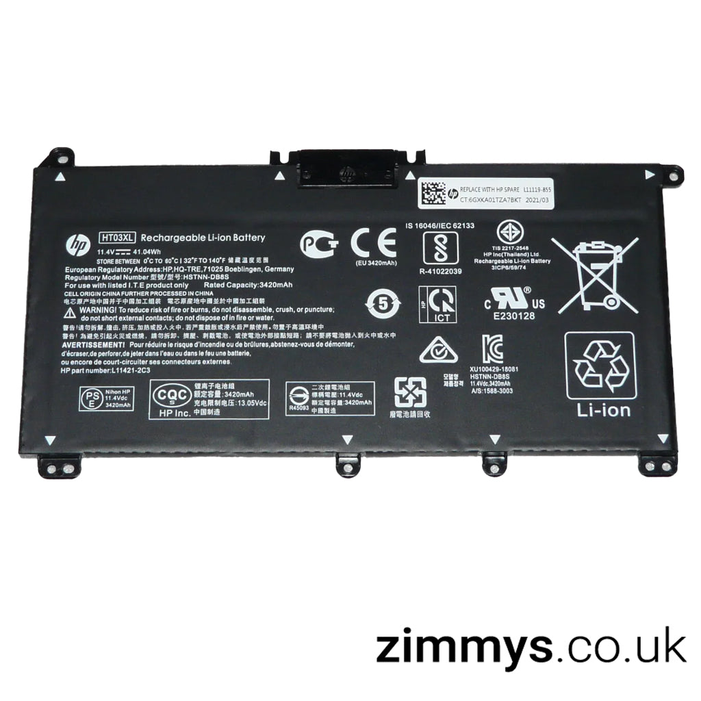 Laptop Battery for Genuine HP Pavilion 15S-FQ