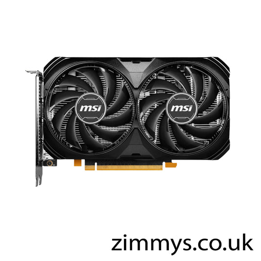 MSI NVIDIA GeForce RTX 4060 8GB VENTUS 2X BLACK OC Ada Lovelace Graphics Card