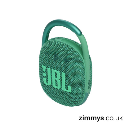 JBL CLIP 4 Eco Rechargeable Bluetooth Speaker Green