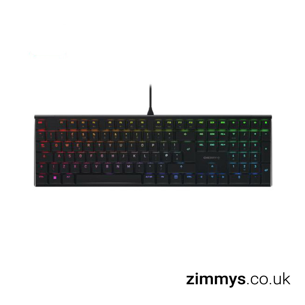 CHERRY MX 10.0N RGB USB Black Keyboard - UK English