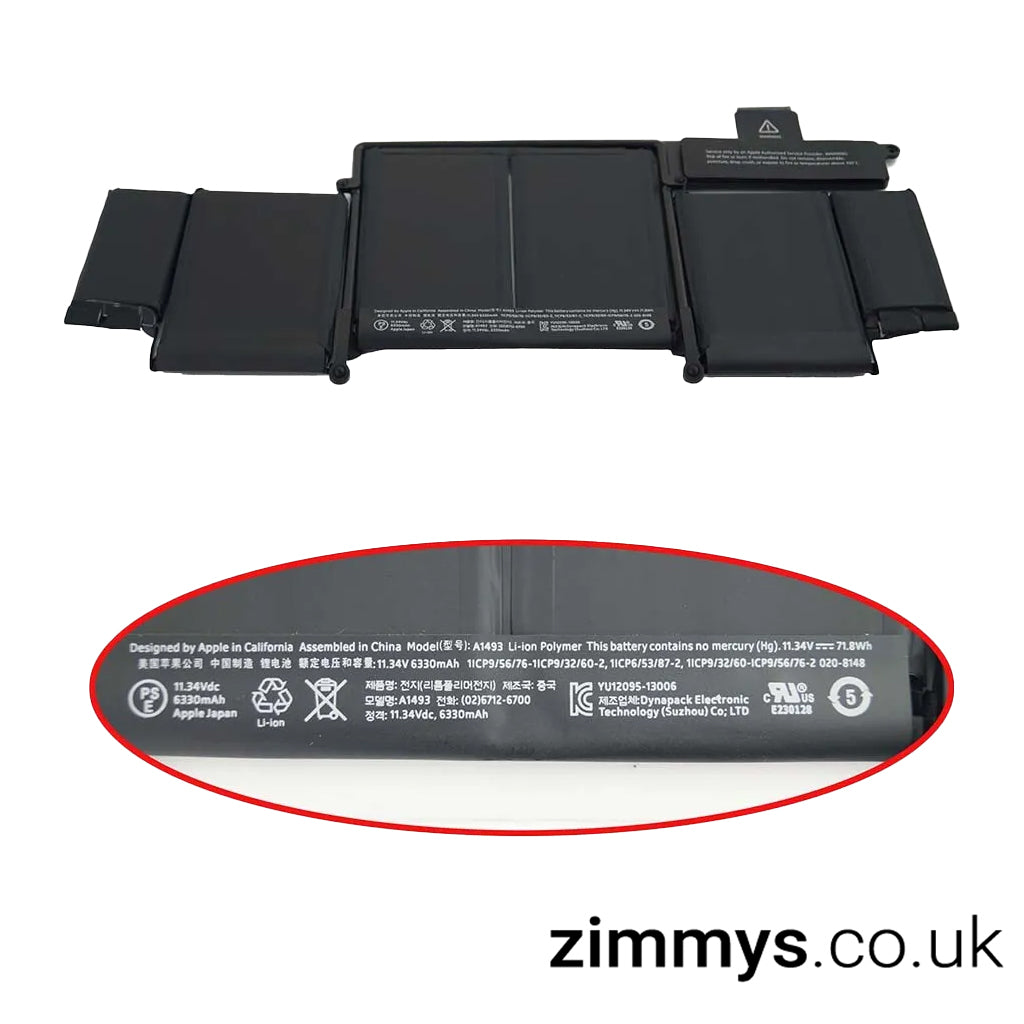 Laptop Battery for MacBook Pro Retina 13inch 2015
