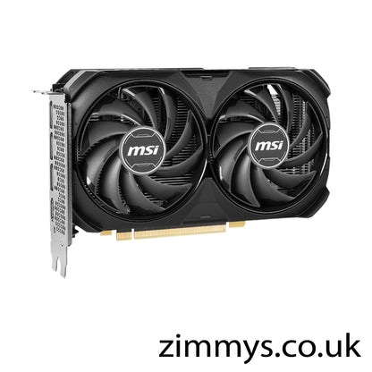 MSI NVIDIA GeForce RTX 4060 Ti 8GB VENTUS 2X BLACK OC Ada Lovelace Graphics Card