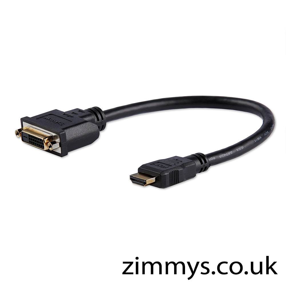 StarTech.com HDDVIMF8IN 20cm HDMI to DVI-D Video Cable Adapter