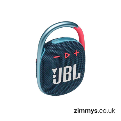 JBL CLIP 4 Rechargeable Bluetooth Speaker Blue/Pink