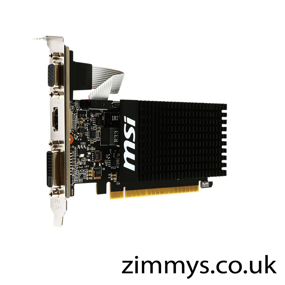 MSI GeForce GT 710 Passive Silent Graphics Card 2GB