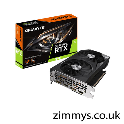 Gigabyte NVIDIA GeForce RTX 3060 12GB WINDFORCE OC V2 Ampere Graphics Card