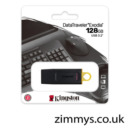 Kingston 128GB USB3.2 Data Traveler Exordia Pen Drive USB Flash