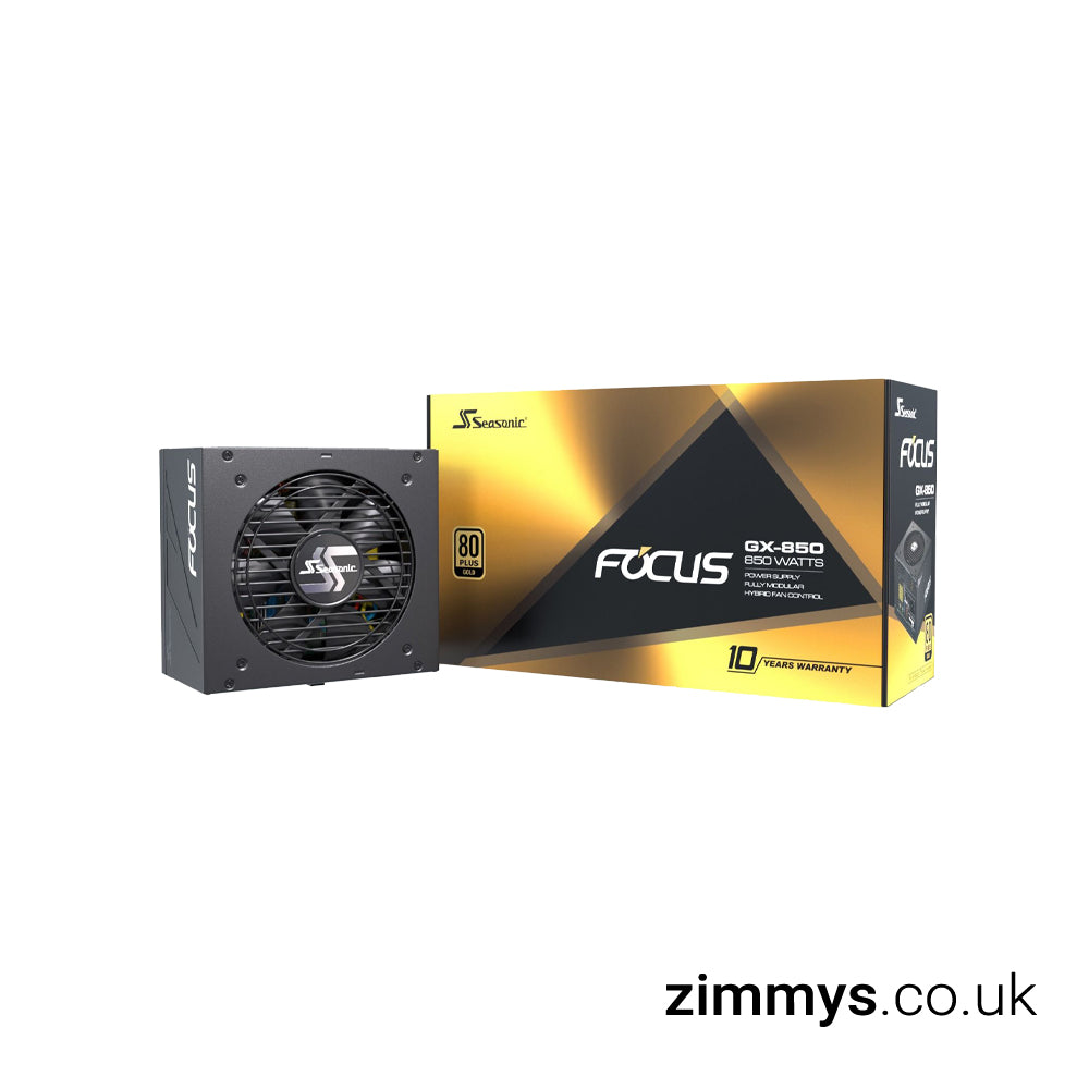 SEASONIC Focus GX 850 80+ GOLD 850W Full Modular Quite PSU Power Supply