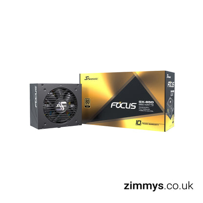 SEASONIC Focus GX 850 80+ GOLD 850W Full Modular Quite PSU Power Supply