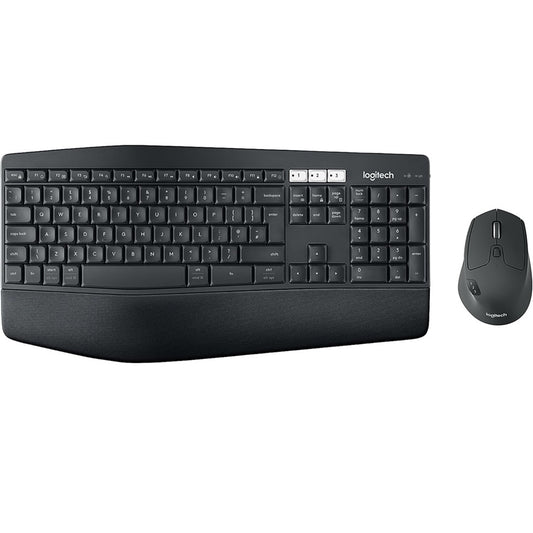 Logitech MK850 RF/Bluetooth Wireless Keyboard and Mouse Set, 2.4GHz / BT, 10M Range, 1000dpi, Black