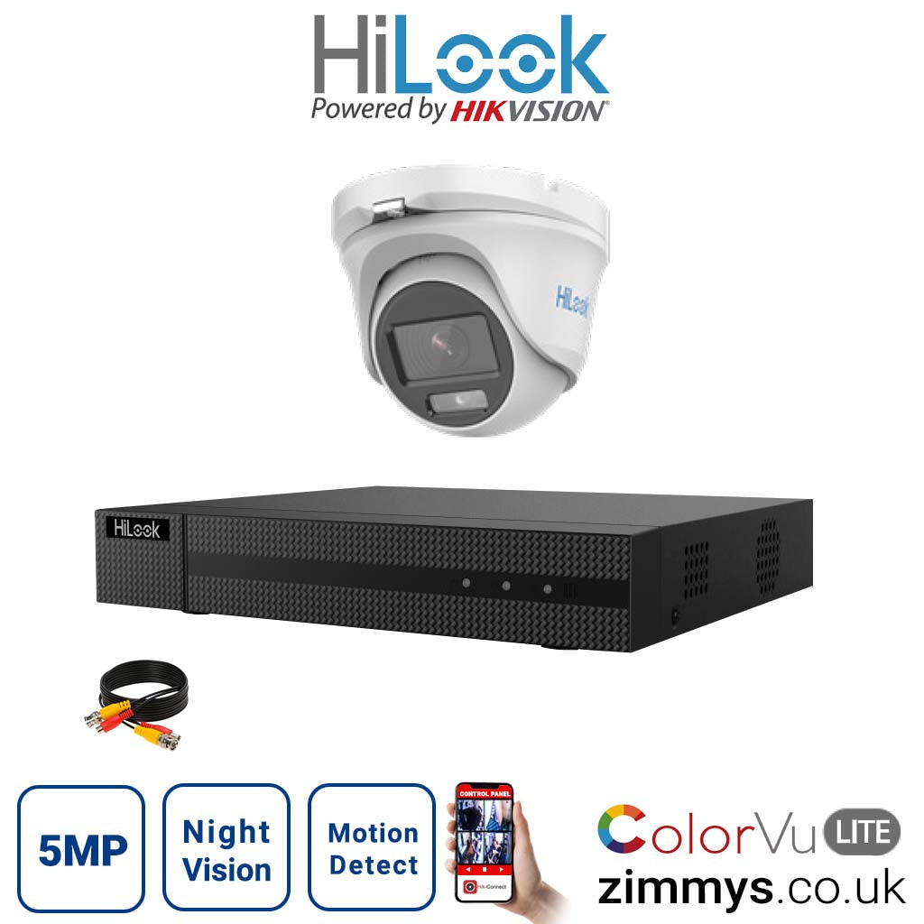 <img src="Hikvision HiLook 5MP CCTV Kit 4 Channel DVR (DVR-204U-K1) with 1x Turret (THC-T159M White) Without HDD.jpg" alt="Surveillance camera system ">