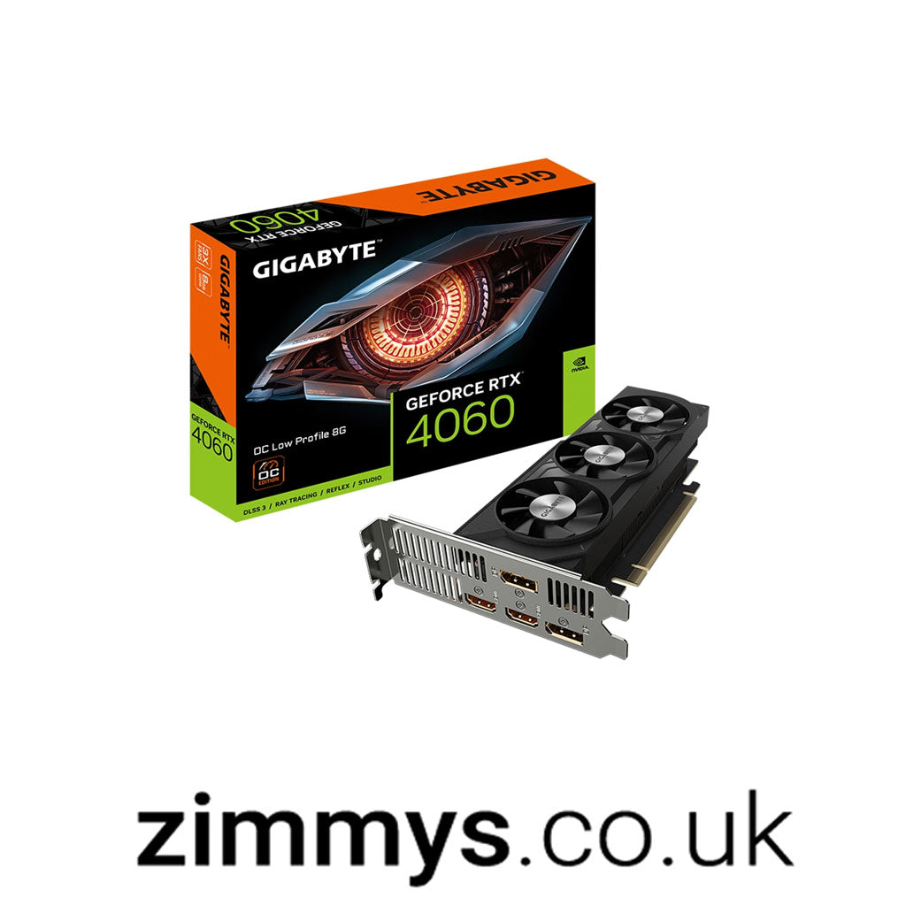 Gigabyte GeForce RTX 4060 OC Low Profile 8G  GeForce RTX 4060  8 GB  GDDR6  128 bit  7680 x 4320 pixels PCI Express 4.0