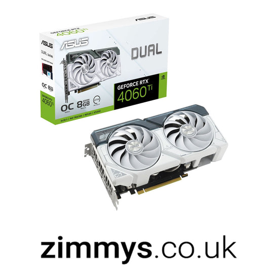 ASUS Dual -RTX4060TI-O8G-WHITE  GeForce RTX 4060 Ti  8 GB  GDDR6  128 bit 7680 x 4320 pixels PCI Express 4.0