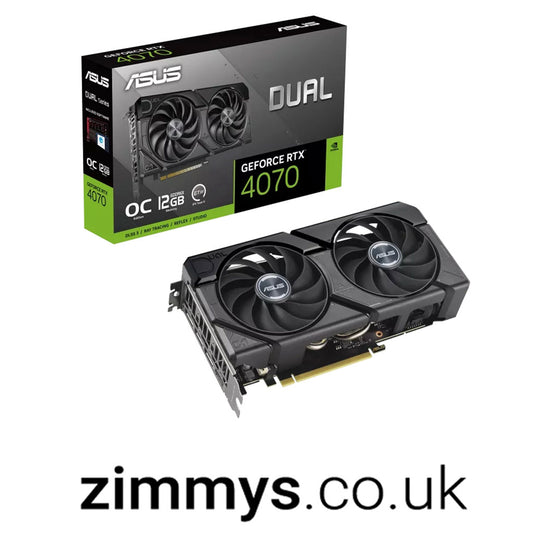 ASUS Dual -RTX4070-O12G-EVO  GeForce RTX 4070  12 GB  GDDR6X  192 bit  7680 x 4320 pixels PCI Express 4.0