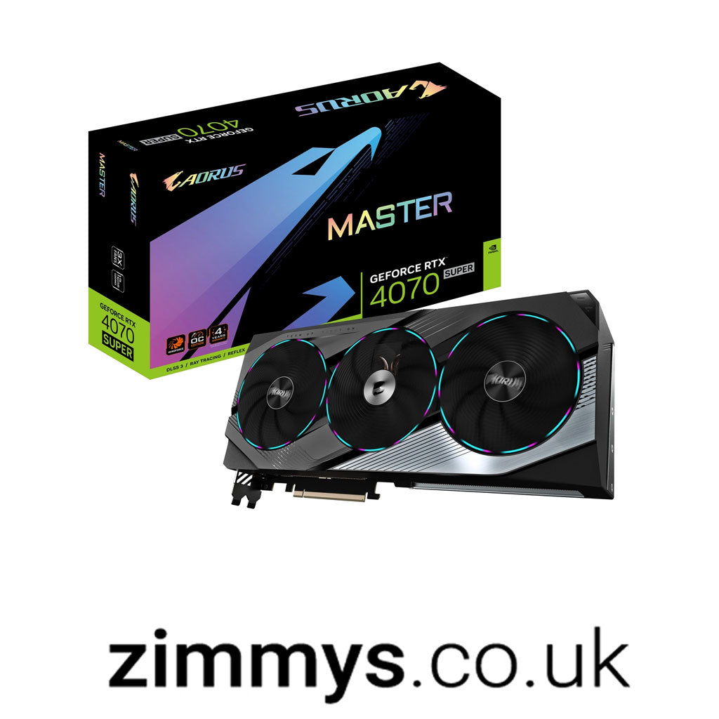 Gigabyte AORUS GeForce RTX 4070 SUPER MASTER 12G  GeForce RTX 4070 SUPER  12 GB  GDDR6X  192 bit  7680 x 4320 pixels PCI Express 4.0