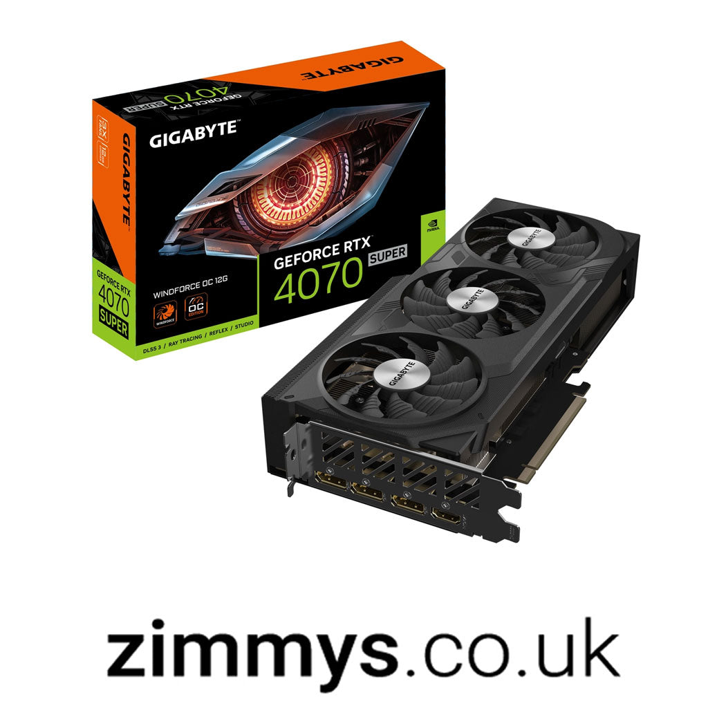 Gigabyte GeForce RTX 4070 SUPER WINDFORCE OC 12G GeForce RTX 4070 SUPER 12 GB GDDR6X 192 bit 7680 x 4320 pixels PCI Express 4.0