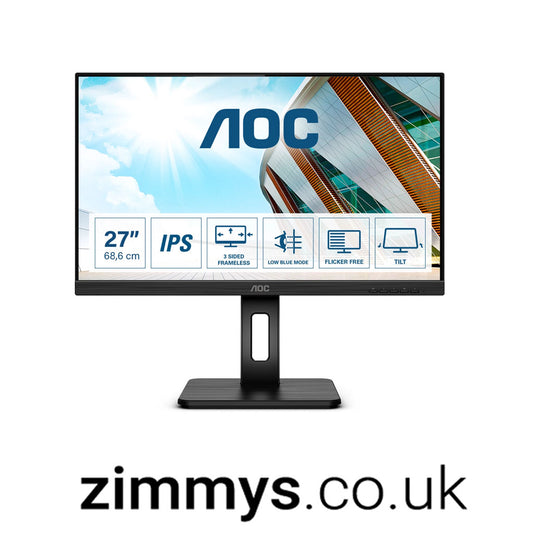 AOC 27P2Q LED display 68.6 cm (27") 1920 x 1080 pixels Full HD Black