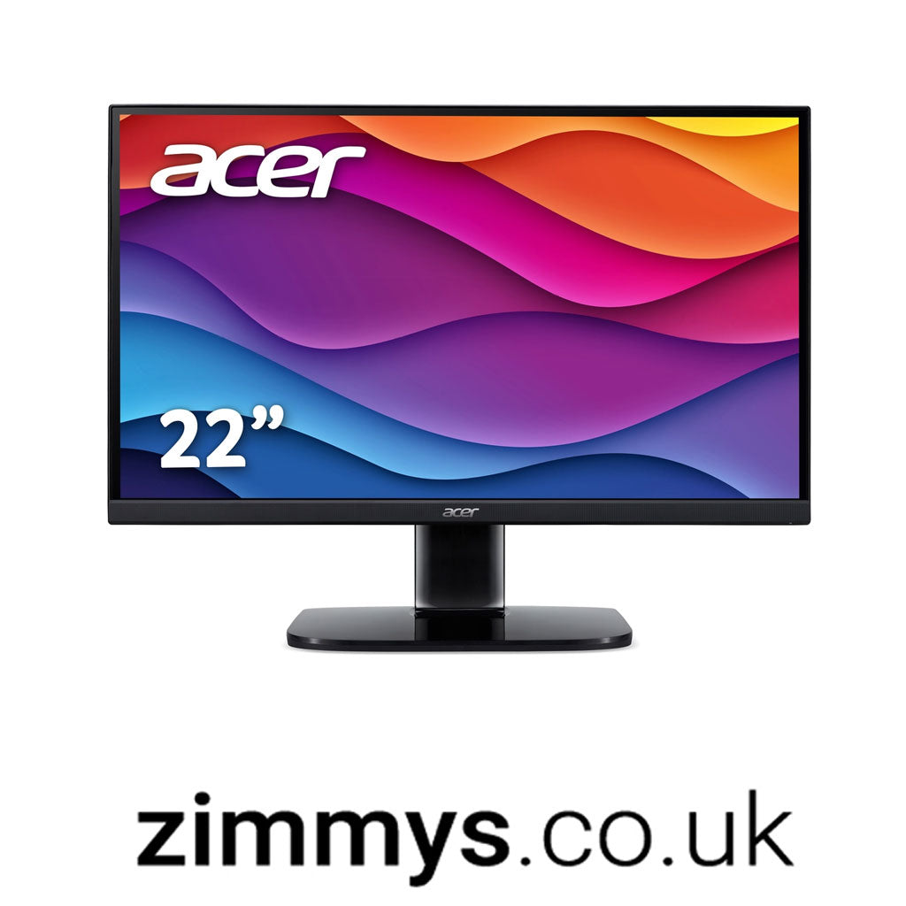 Acer KA2 Acer KA222QE3bi Monitor 21.5 inch Full HD 1920x1080 100Hz Refresh rate 1Ms Response Time Zero Frame IPS Freesync 21.5 Inch Full HD 100Hz IPS Monitor