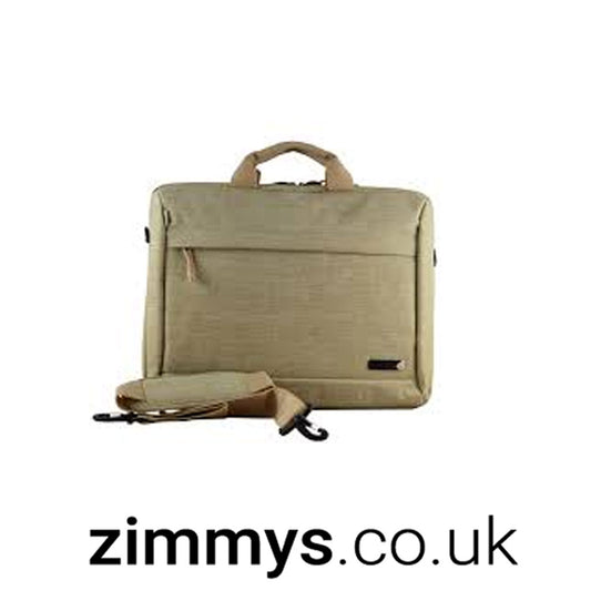 Techair Shoulder Laptop Bag Beige for Laptops 14   15.6 inch